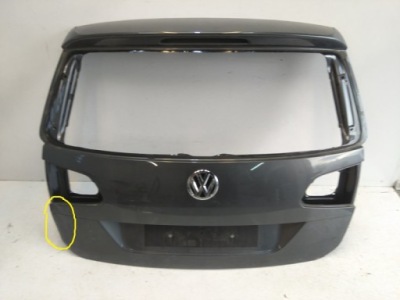 Vw sharan 7n крышка багажника задняя фото №1