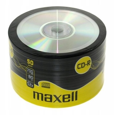 Płyta CD Maxell CD-R 700 MB 50 szt. 52x