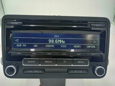 RADIO CD VW PASSAT TIGUAN GOLF TOURAN 1K0035186AQ 1K0035186AP  