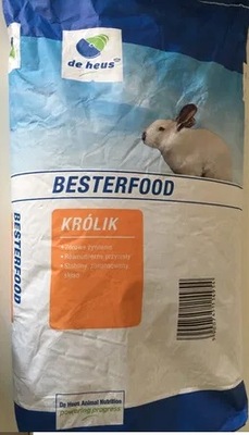 Pasza dla królików Rabbit Progres max De Heus 25kg