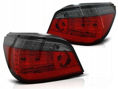 ŽIBINTAI BMW E60 07.03-07 RED SMOKE LED SEQ DIODINIAI 