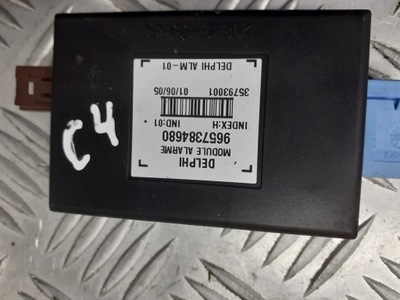 Модуль сигнализация citroen c4 i 9657384680 фото №1