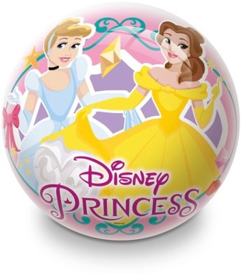 Gumowa kolorowa piłka księżniczki Disneya 23 cm