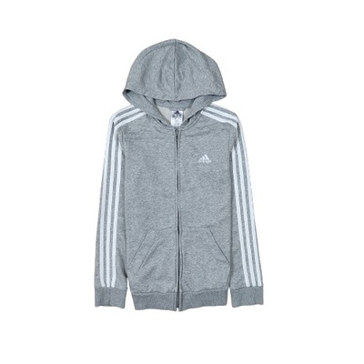 ADIDAS Bluza z Kapturem Damska 3 Paski Logo r. S