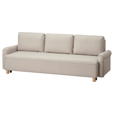 IKEA GRIMHULT Rozkładana sofa 3-osobowa beżow