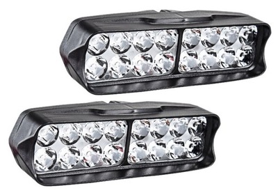 Лампа робоча dalekosiężna протитуманна фара прожектор jeep off-road łódź 16x led фото №1