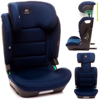 КРЕСЛО АВТО ISOFIX ISIZE 15-36KG 100-150CM РЕГУЛИРОВКОЙ ЗАЩИТА БОКОВАЯ фото