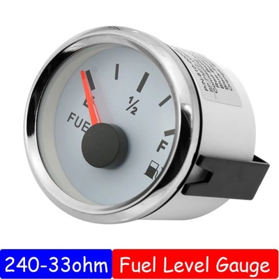 Boat Gauge 52MM Fuel Level Gauge 0-90 Ohm 240-33ohm Oil Tank Level I~25620 