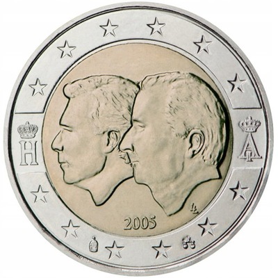2 euro Belgia Unia monetarna 2005