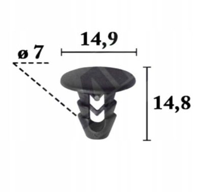 Клипса обивка 10szt do alfa romeo gtv spider фото №1