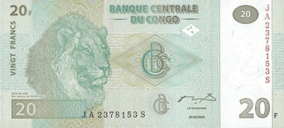 Kongo - 20 Francs - 2003 - P94 - St.1