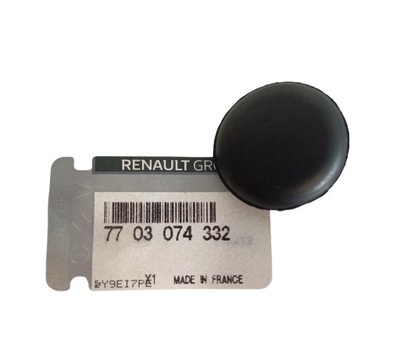Заглушка дах renault master iii оригінальний номер 7703074332 фото №1