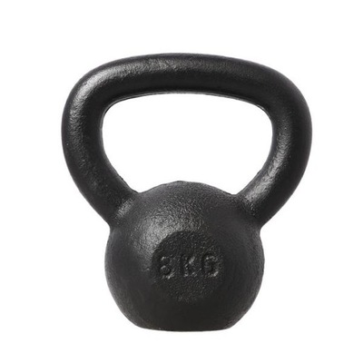 Obciążnik z uchwytem 8kg ŻELIWNA HANTLA KETTLEBELL