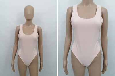 BODY RÓŻOWE DOPASOWANE BASIC 42 XL Boohoo BBJ