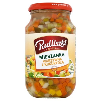 Pudliszki Mieszanka warzywna z kukurydzą 450 g