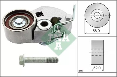 INA 531 0843 10 ROLLO NAPINACZA, CORREA DISTRIBUCIÓN  