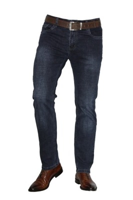 SPODNIE MĘSKIE JEANS REGULAR W33 L36 PAS 86-88