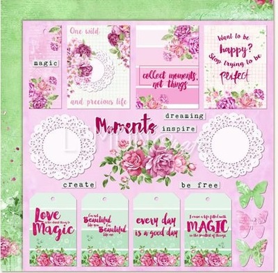 Papier do scrapbookingu 30,5x30,5 cm LP-ES04