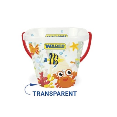 WIADERKO TRANSPARENTNE KWADRATOWE 2L Z IML WIADRO WADER 71714