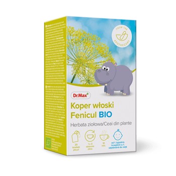 Dr.Max Koper Włoski BIO herbatka dla dzieci 20 torebek