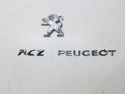 LOGOTIPO EMBLEMA AL TAPA DE MALETERO PEUGEOT RCZ  