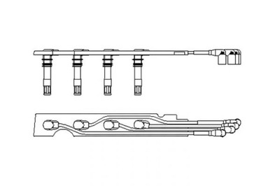 ПРОВОДА ЗАЖИГАНИЯ VW 1,4-1,6 BREMI