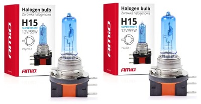 LUZ H15 BLUE XENÓN 5000K SKODA OCTAVIA 3 VW GOLF VI 6 VII 7  