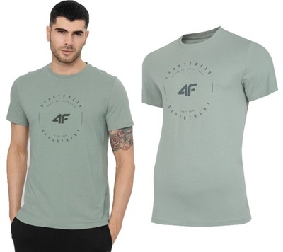 T-shirt męski 4F TSM029 koszulka bawełniana S