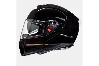 Kask szczękowy MT Helmets Atom z blendą czarny S