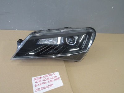 Skoda superb 3 2015-2019 лампа ліва перед фото №1