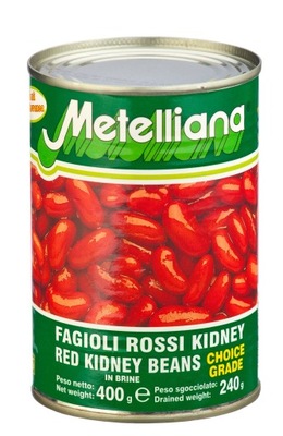 Fasola czerwona „Red Kidney” 400g Metelliana