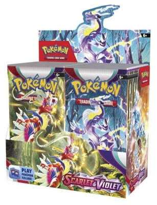 karty POKEMON TCG SCARLET & VIOLET BOX 36x BOOSTER