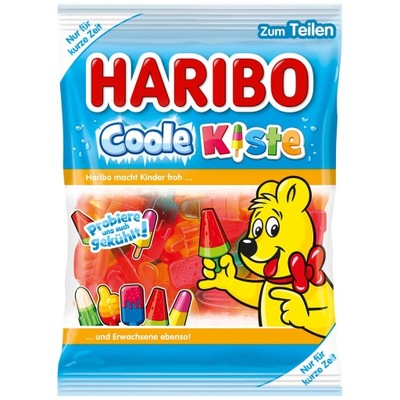 Haribo Coole Kiste żelki owocowe smak gumy 175g