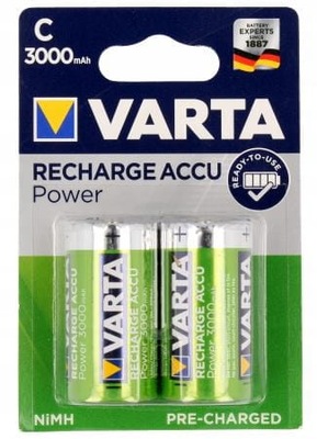 VARTA AKUMULATOR C 3000 mAh R14 2 szt