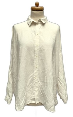 Koszula Kremowa H&M M 38 Oversize Elegancka