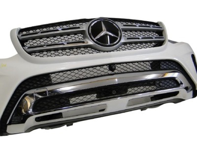 Mercedes gls x166 166 накладка хром спойлер нижний фото №1