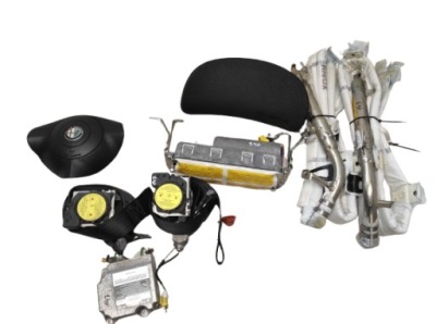 Alfa romeo 147 00- подушки безопасности ремни модуль шторки безопасности фото №1