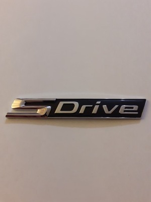 EMBLEMA INSIGNIA S-DRIVE BMW Z4 X1 2 PIEZAS ORIGINAL  