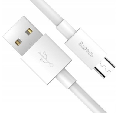 Kabel USB - microUSB typ B Baseus TZCAMZJ-02 1,5 m biały