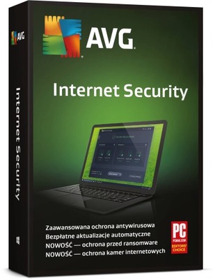 AVG Internet Security|3 PC|2 lata|Windows