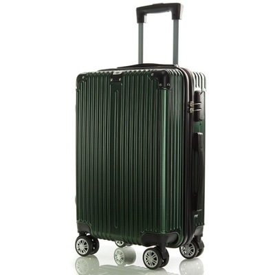 Posh Twarda walizka podróżna zielona duża XL