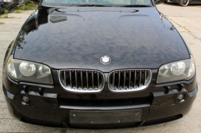 Капот крышка двигателя bmw x3 e83 black sapphire 475 фото №1
