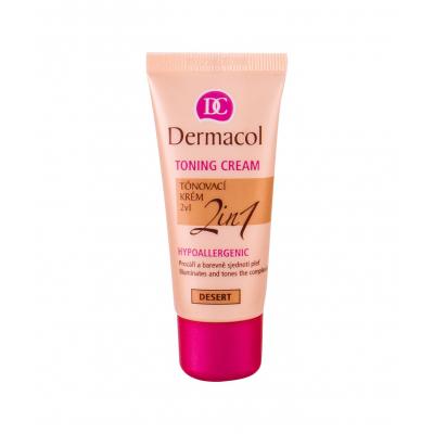 Dermacol Toning Cream 2in1 30 ml dla kobiet Krem BB Desert