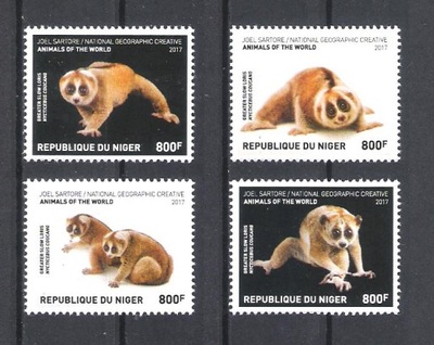 NIGER 2017 MNH ANIMALS Mi:NE 5356-59