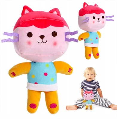 TEKTURZĄTKO MASKOTKA KOCI DOMEK GABI PLUSZAK 30 CM