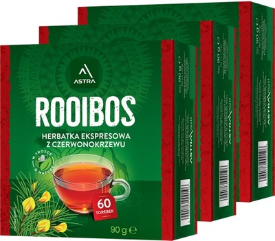 Herbata czerwona Astra Rooibos 180szt x 1.5g