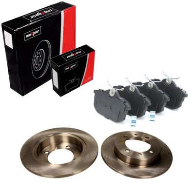 Тормозные диски+ тормозные колодки задняя mitsubishi space star 1998-04 фото №1