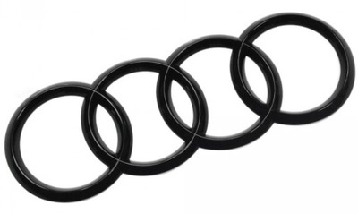 AUDI A8 (D5 4N) EMBLEMA ANILLOS LOGOTIPO PARTE TRASERA NEGRO  