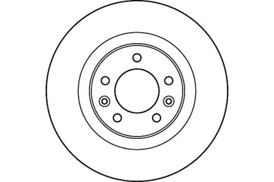 Trw df4945 диск гальмівна фото №1