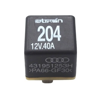 РЕЛЕ 204 40A AUDI SEAT SKODA VW 431951253H